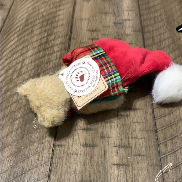 Boyds Bears Tan and Red Plush Bear - Picture 4 of 7